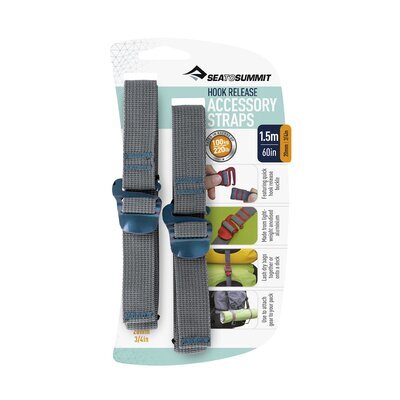 Sea To Summit Tie Down Accessory Strap With Hook Buckle 10mm Blue 1.5m - 1