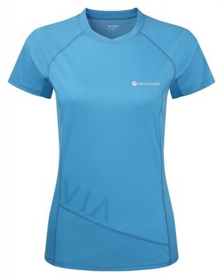 Montane Women's Katla T-Shirt, Cerulean Blue L - 1