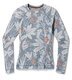 Smartwool W Classic Thermal Merino Baselayer Crew, Winter sky floral S - 1/3