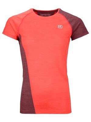Ortovox W's 120 Cool Tec Fast Upward T-Shirt, Coral Blend L
