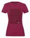 Salewa Geometric Dry W T-Shirt, Rhodo red M - 1/2