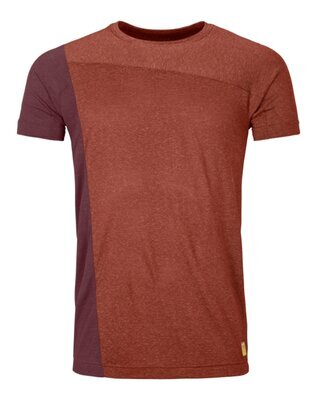 Ortovox 170 Cool Vertical T-Shirt Clay Orange Blend L, Clay Orange Blend L - 1