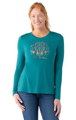 Smartwool W Floral Tundra Graphic LS Tee - 2