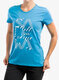 Salewa Print Dry W T-Shirt, Maui blue L - 3/5